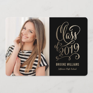 Convite Graduação de COR EDITÁVEL no Ano Estelar