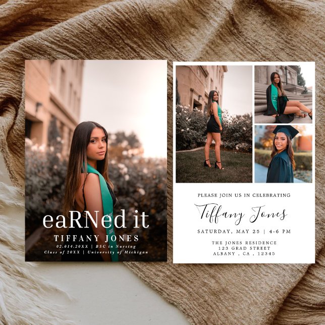 Convite Graduação de Enfermagem Moderna BSC RN 4 (Criador carregado)