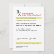 Graduação De Enfermeira Com Receita Rx De Novidade
