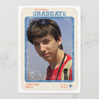 Convite Graduação de estrelas de esportes