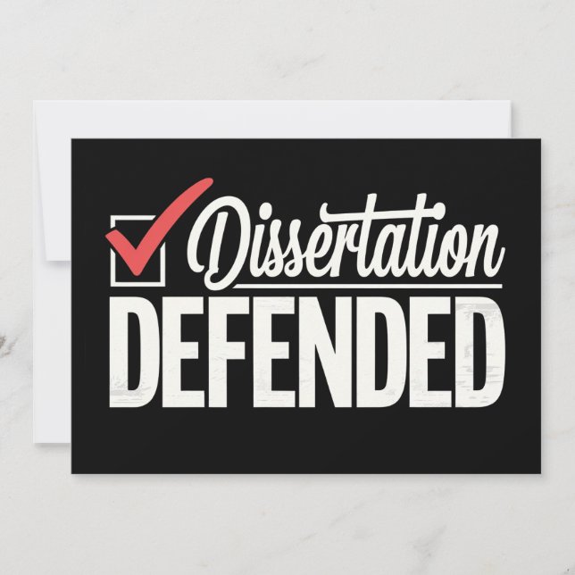 Convite Graduação de Formando PhD Defendida por Dissertaçã (Frente)