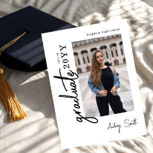 Convite Graduação de Foto 3 de Graduação de Roteiro Modern