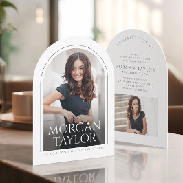 Convite Graduação de Foto Graceful Arch