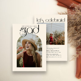 Convite Graduação de Foto Moderna Tipografia 2