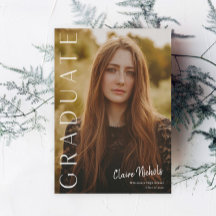 Graduação de Foto Vertical Moderna