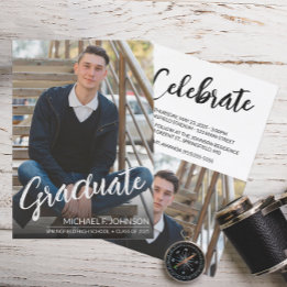 Convite Graduação de Fotografias com Script de Formando Si
