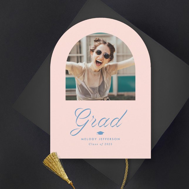 Convite Graduação de Fotografias em Arco de Formando de Fi (Criador carregado)