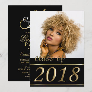 Convite Graduação de Fotos Clássica - 2018