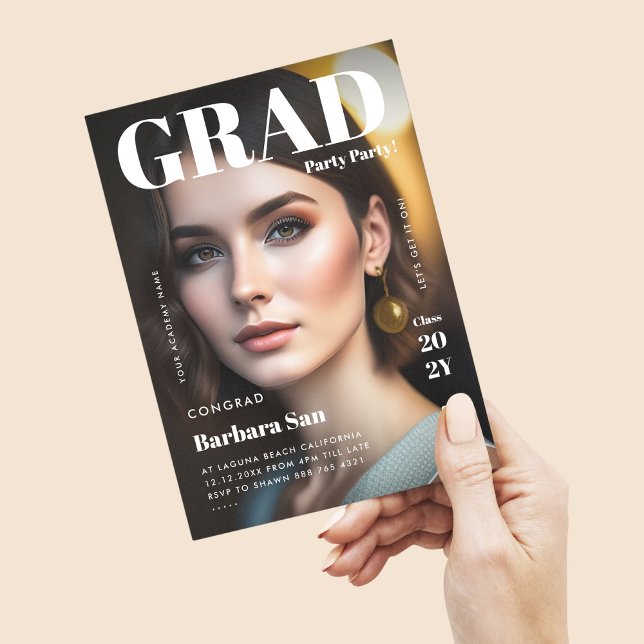 Convite Graduação de Fotos da Revista do Partido Moderno F (Criador carregado)