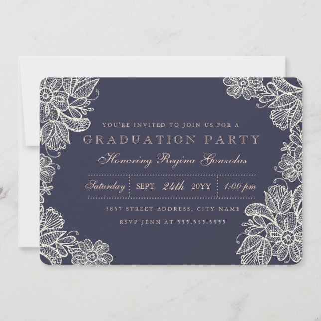 Convite Graduação de local de colheita (Frente)