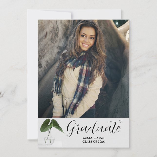 Convite Graduação de Memória Fotográfica com Script 5 do C (Frente)