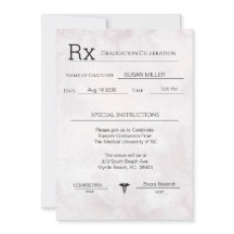 Graduação de Pad com Receita Médica Elegante