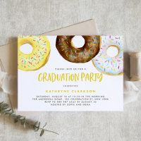 Graduação de Rosquinhas de Amarelo e Chocolate com