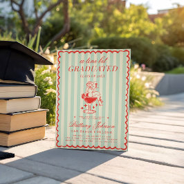 Convite Graduação de vaqueira ocidental em Tini Bit