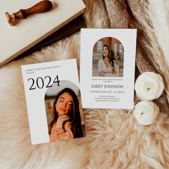 Convite Graduação do Arco Elegante (Criador carregado)