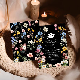 Convite Graduação do Jardim dos Prados de Primavera Wildfl