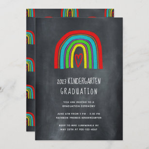 Convite Graduação do Rainbow Kindergarten