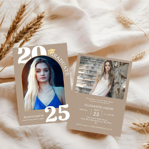 Convite Graduação do Segundo grau da Faculdade de Fotos em