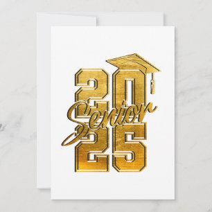 Convite Graduação do Segundo grau do ouro 2025