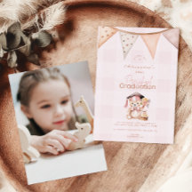 Graduação do Urso de Teddy Pink com Pré-Escolas