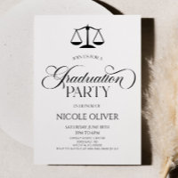 Graduação em Escala de Advogado Elegante Minimalis