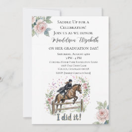 Convite Graduação Equestre