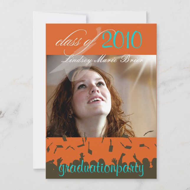 Convite Graduação/Foto/Boné+Graduação do PixDezines 2011 (Frente)