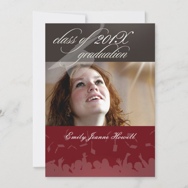 Convite Graduação/Foto/Boné+Graduação do PixDezines 2011 (Frente)