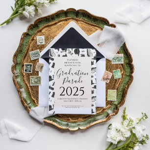 Convite graduação Hats Pattern Outdoor Graduação