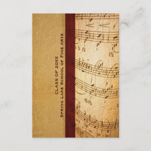 Convite Graduação na Academia de Música ou Artes de Exe