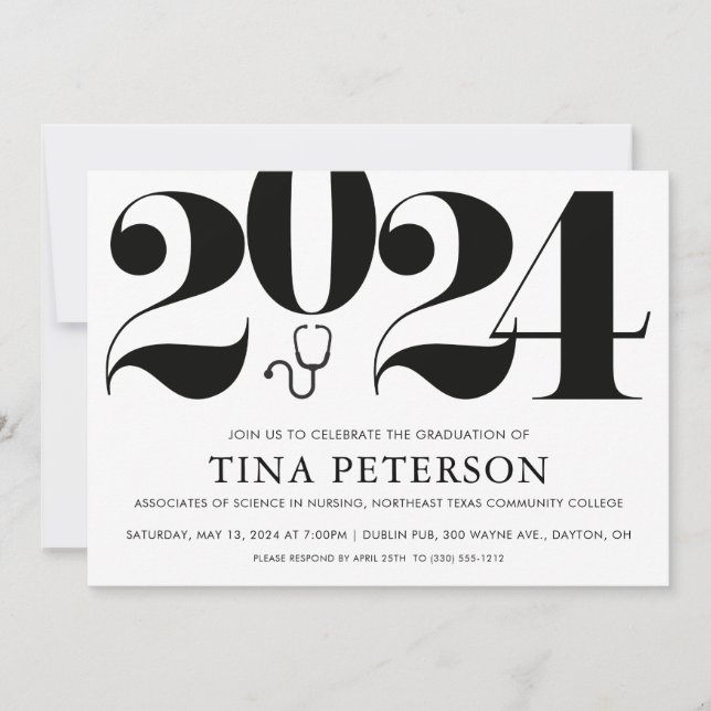 Convite Graduação na Escola de Enfermagem (Frente)