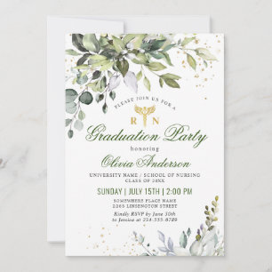 Convite Graduação na Escola de Enfermagem de Eucalipto