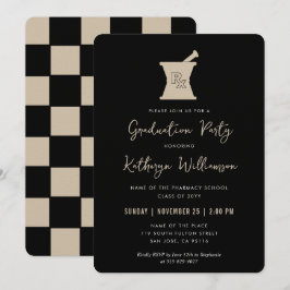 Convite Graduação na Faculdade de Farmácia de PharmD Moder