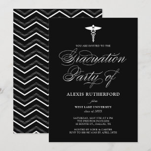 Convite Graduação na Faculdade de Medicina de Script Ele