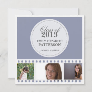 Convite Graduação Personalizada do Filme de Fotos