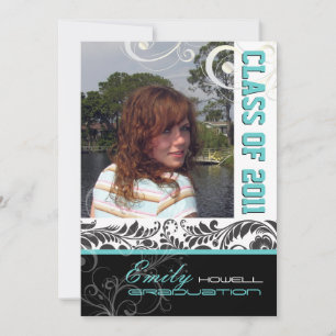 Convite Graduação PixDezines, Bellissimo Damask