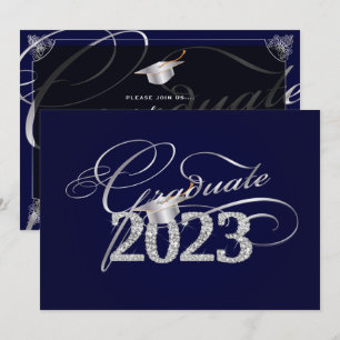 Convite Graduação PixDezines Bling, Bling/diy color 2018