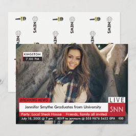 Convite Graduação Quebrando Notícias Fab