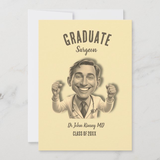 CONVITE GRADUATE SURGERON DOCTOR MD NY UNIVERSITY (Frente)