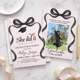 Convite Graduation announcement class of 2026