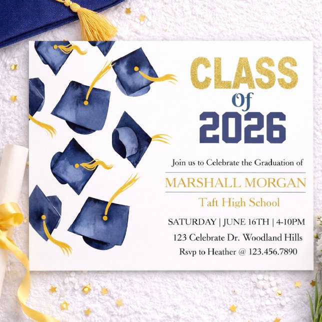 Convite Graduation Announcement | Grad Party (Criador carregado)