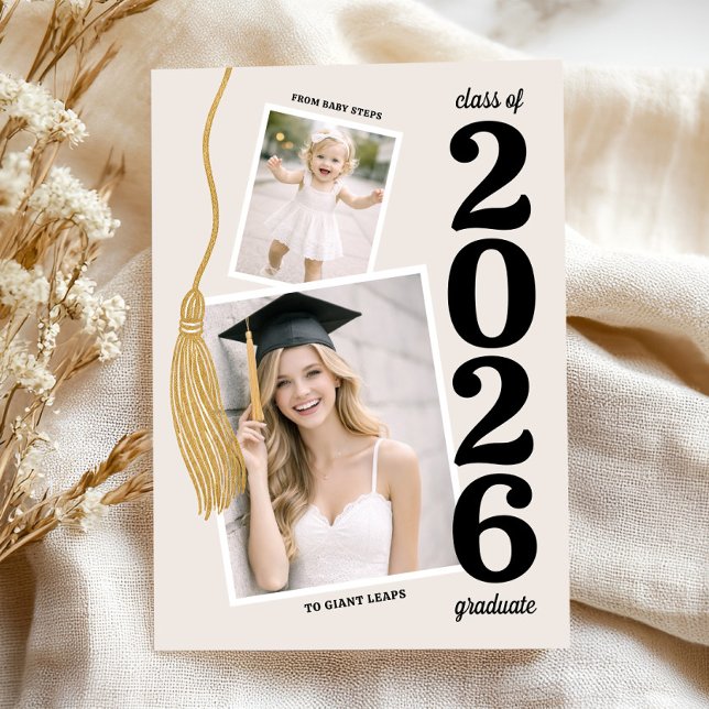 Convite Graduation Announcement, Modern Photo Graduation (Criador carregado)