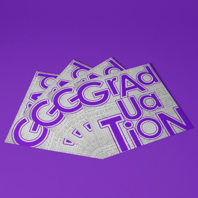 Convite Graduation Ceremony & Party Annoucements (Criador carregado)