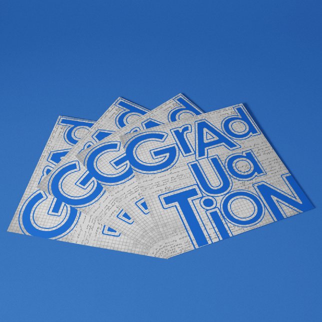 Convite Graduation Ceremony & Party Annoucements (Criador carregado)