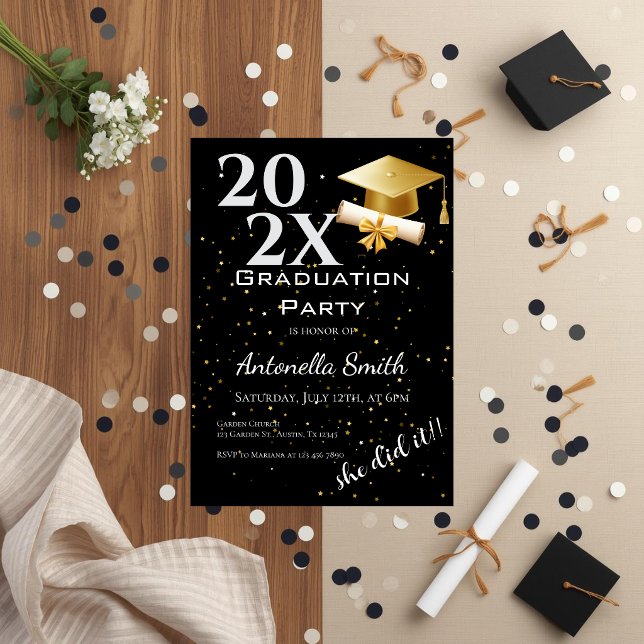 Convite Graduation Invitation (Criador carregado)