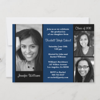 Convite Graduation Invitation Class of 2012