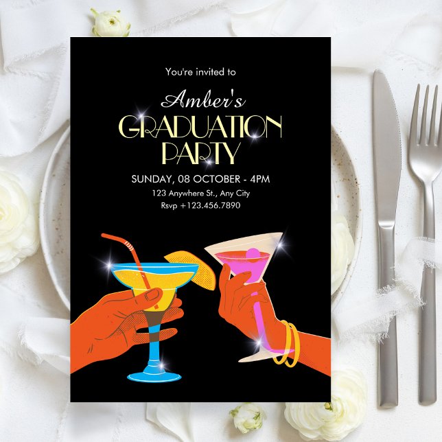 Convite Graduation party (Criador carregado)