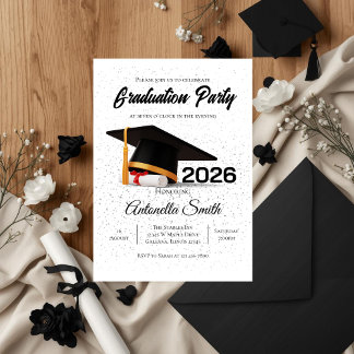 Convite Graduation Party 