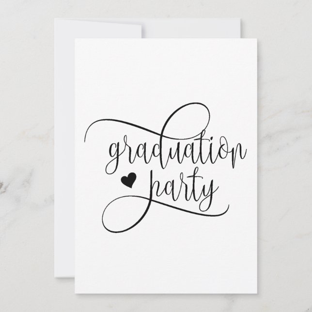 Convite Graduation Party Flat Invitation, Size: 5" x 7" (Verso)