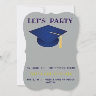 CONVITE GRADUATION PARTY INVITE